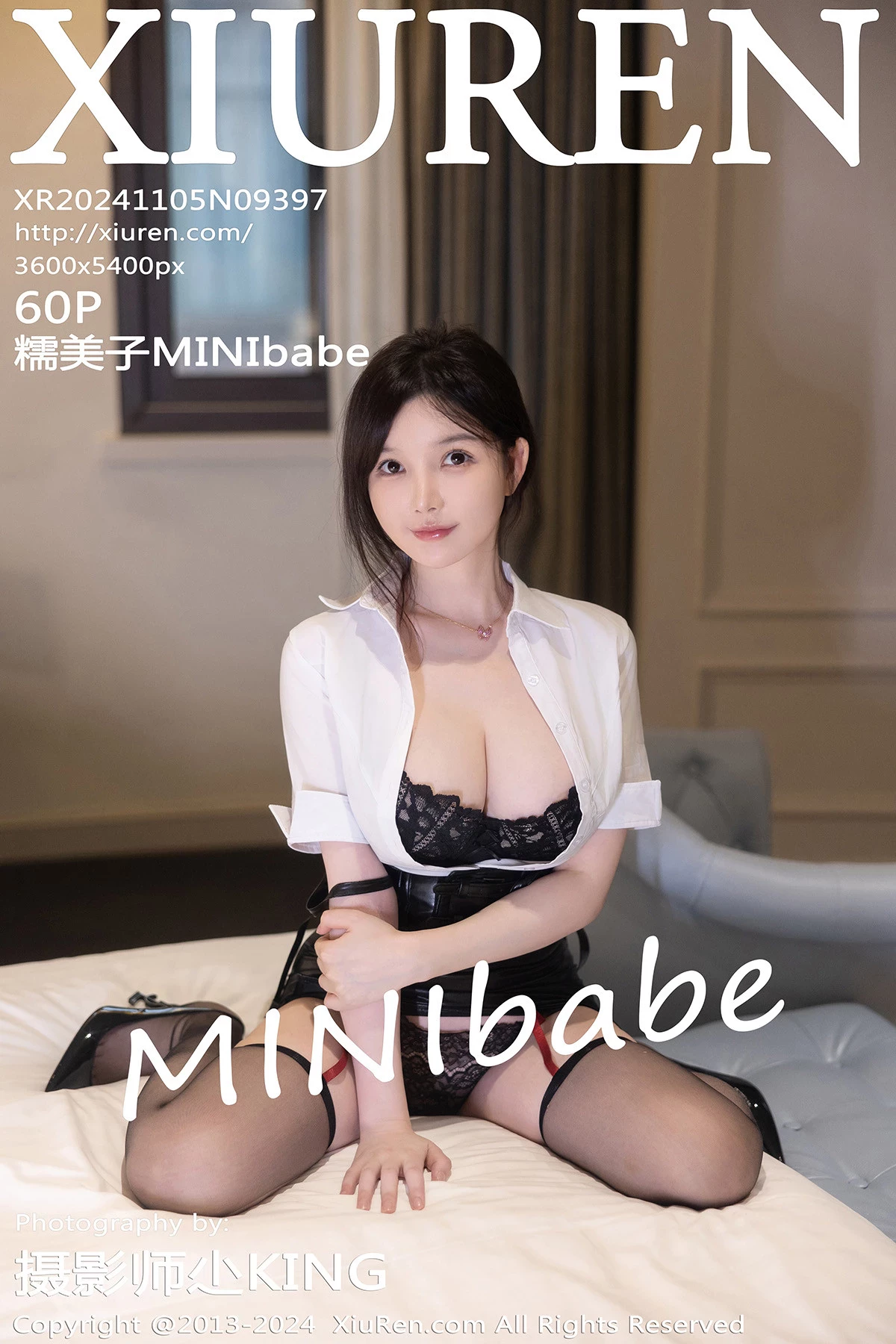 [XiuRen秀人网]2024.11.05 Vol.9397 糯美子MINIbabe 黑丝美腿 完整版无水印写真[60P]